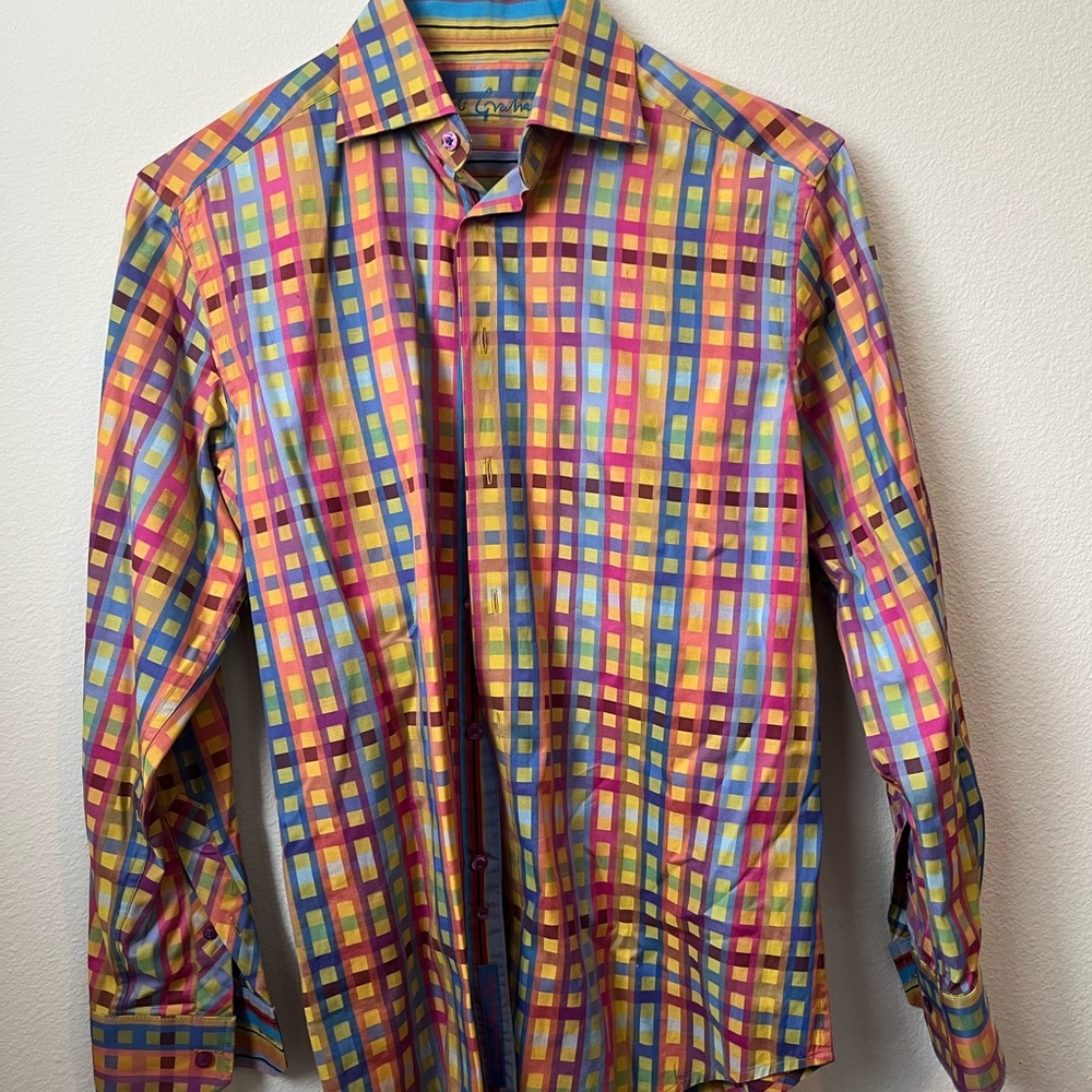 Colorful Plaid Men's Shirt